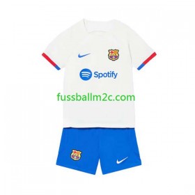 Fußballtrikots FC Barcelona Kinder Auswärts Trikotsatz 2023-2024